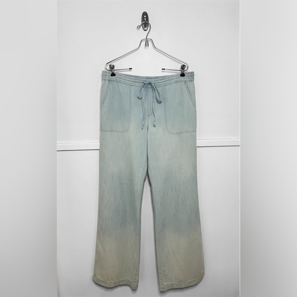 Soft Joie Kamini Pull-On Chambray Joggers in Sunbleach Wash